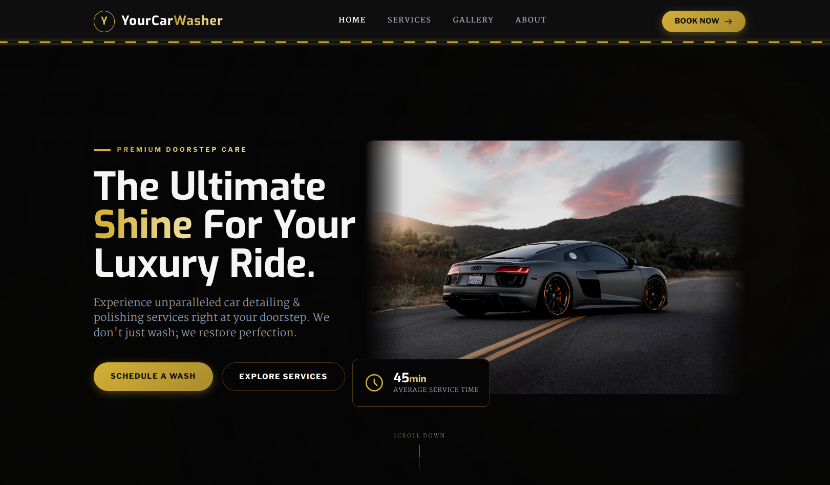 Car Wash Booking System screenshot 1
