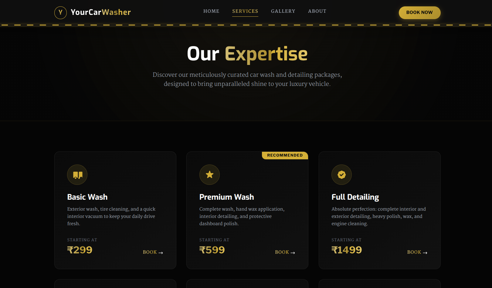 Car Wash Booking System screenshot 2